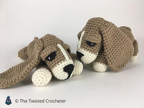 basset hound knitting pattern