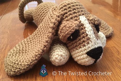 basset hound knitting pattern
